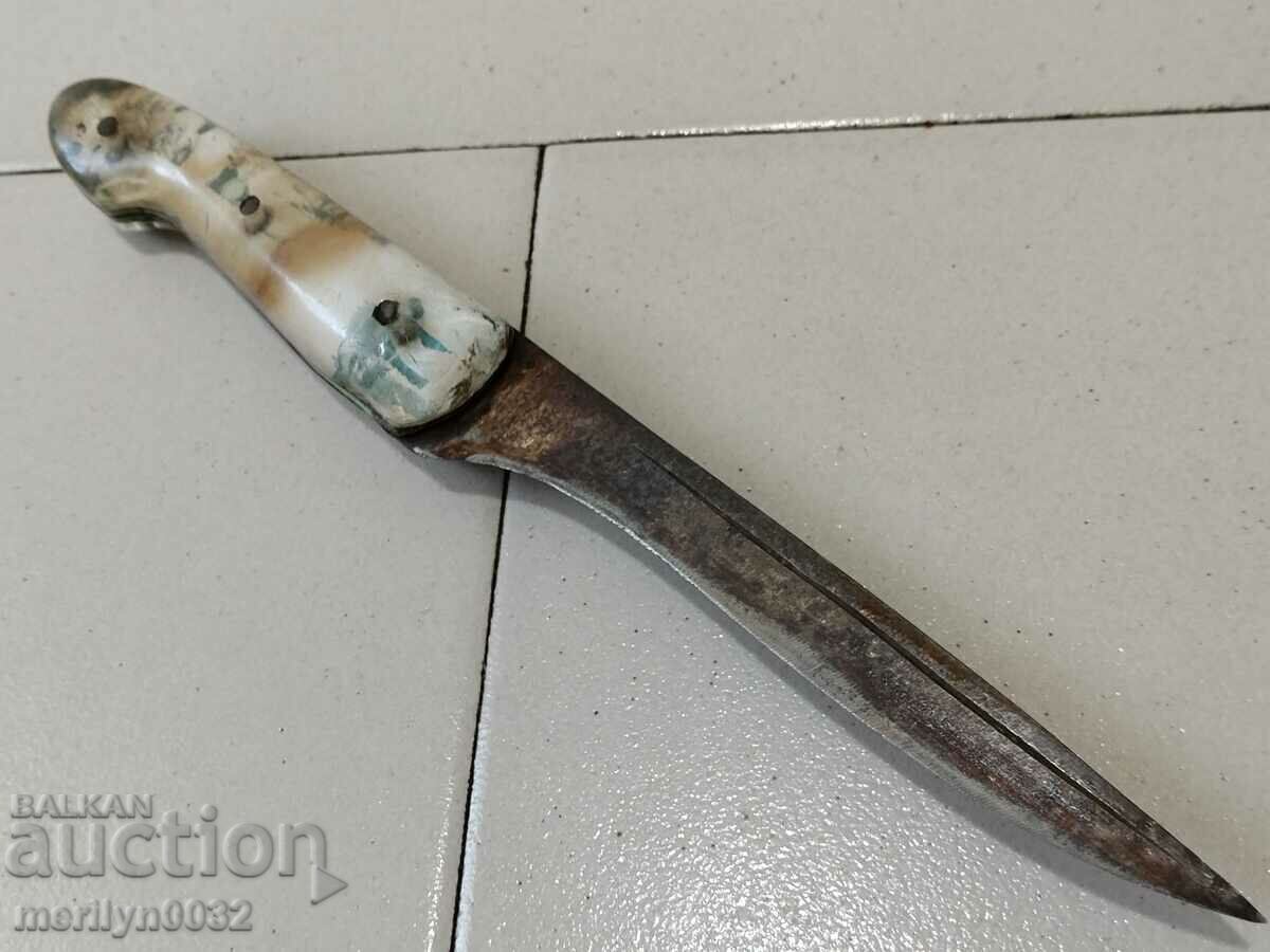 Old butcher's knife from Soca with price 45.00 BGN | € 23.01 Old butcher's knife from Soca with price 45.00 BGN | € 23.01