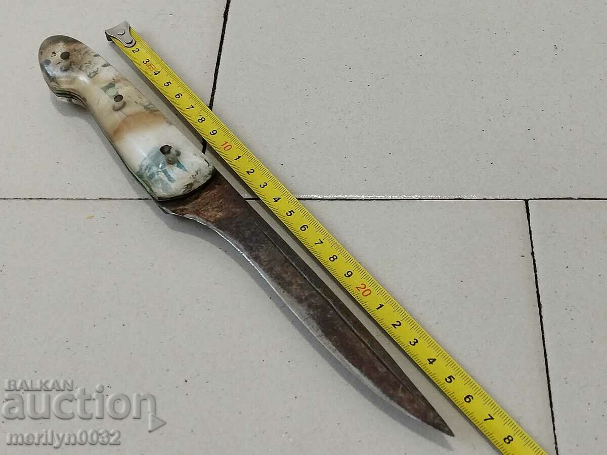 Auction Old butcher's knife from Soca Auction Old butcher's knife from Soca