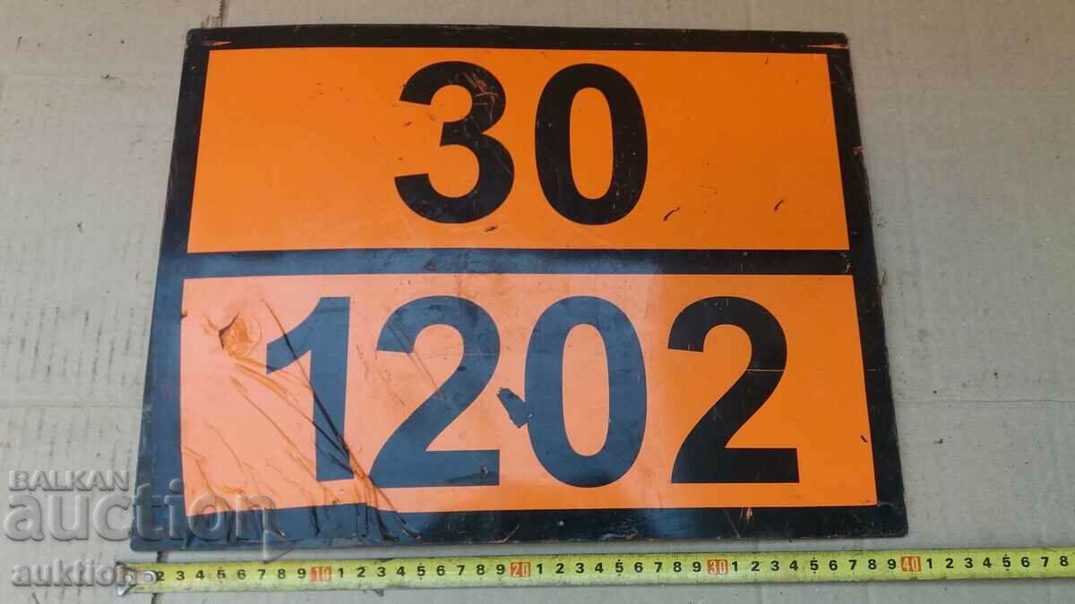 Auction MASSIVE SIGN - DANGEROUS CARGO Auction MASSIVE SIGN - DANGEROUS CARGO