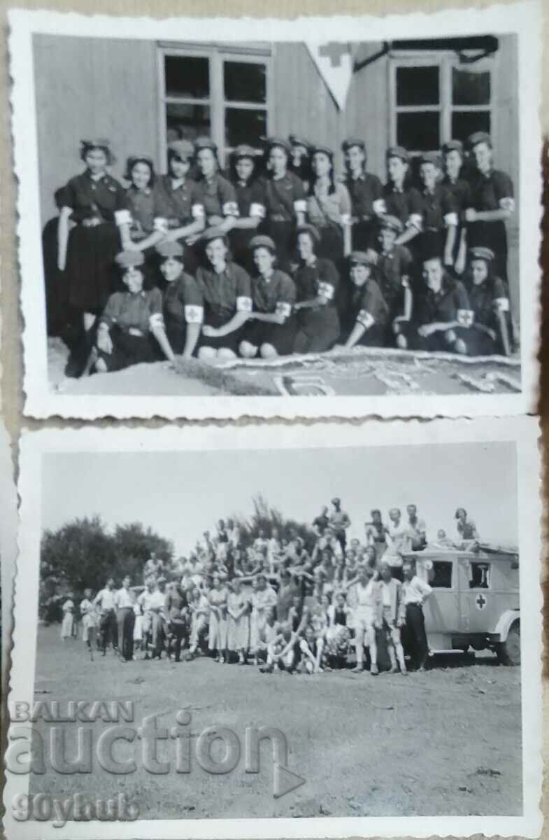 Auction Old photos 5 pcs. Kingdom of Bulgaria Red Cross Auction Old photos 5 pcs. Kingdom of Bulgaria Red Cross