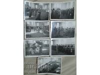 Old photos 7 pcs. Kingdom of Bulgaria gas mask, exercise, Sofia