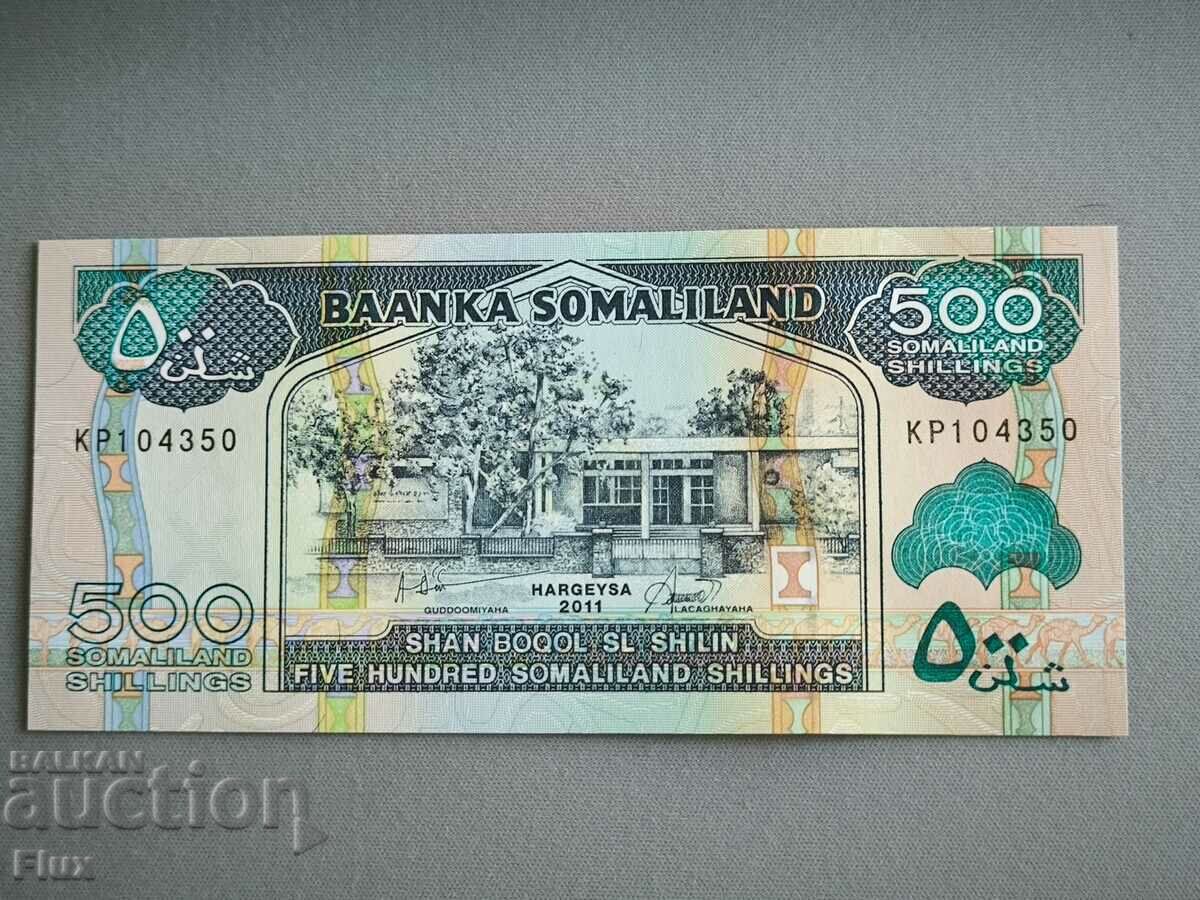 Τραπεζογραμμάτιο - Somaliland - 500 σελίνια UNC | 2011