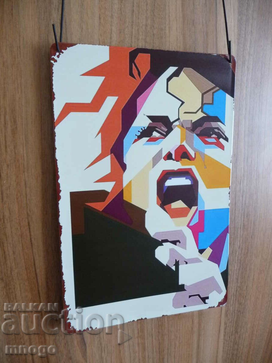 Metal plate Michael Jackson the king of pop music hits with price 22.00 BGN | € 11.25 Metal plate Michael Jackson the king of pop music hits with price 22.00 BGN | € 11.25