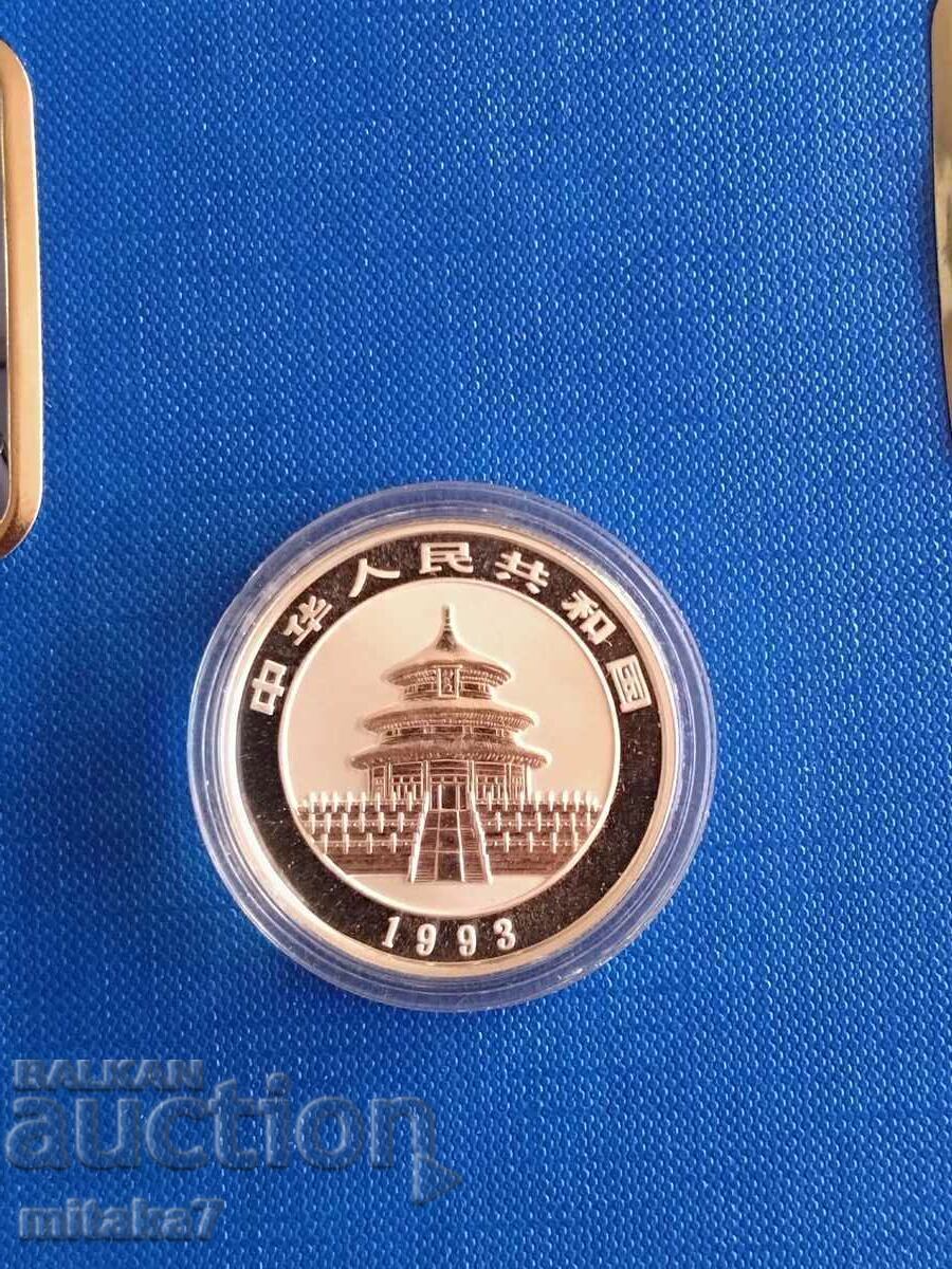 1/2 oz Chinese Panda Silver Coin, 1993 with price 95.00 BGN | € 48.57 1/2 oz Chinese Panda Silver Coin, 1993 with price 95.00 BGN | € 48.57