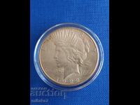 Silver 1 dollar 1922, USA, Peace dollar