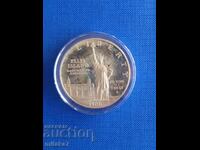 Silver 1 dollar 1986 USA