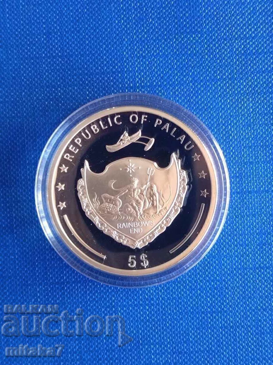 Moneda lunară de argint „Anul calului”, 1oz, 2014, Palau cu preț € 152.00 | 297.29 BGN