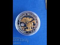 Сребърна монета African wildlife, 1oz, 2012, Сомалия