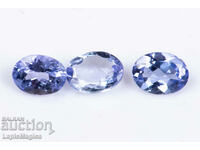 3 pieces tanzanite 0.44ct 4x3mm oval cut #3