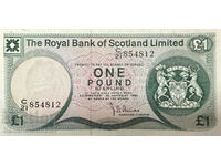 Scotland 1 Pound 1975 Pick 341b  Ref 4812