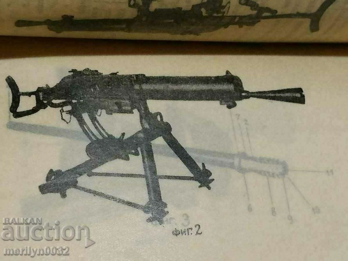 Carte militară manuală pentru mitraliera Schwarz Loze Carte militară manuală pentru mitraliera Schwarz Loze