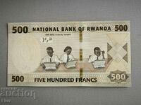 Bancnota - Rwanda - 500 franci UNC | 2019