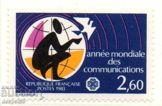 1983. Franţa. Anul Mondial al Comunicațiilor.