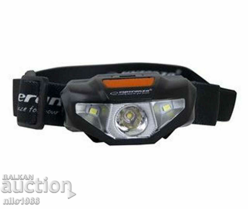 Chelnik, 3W, 100 meters, 120 lumens, 3 LED, Pulse, Black