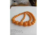 Unique amber necklace