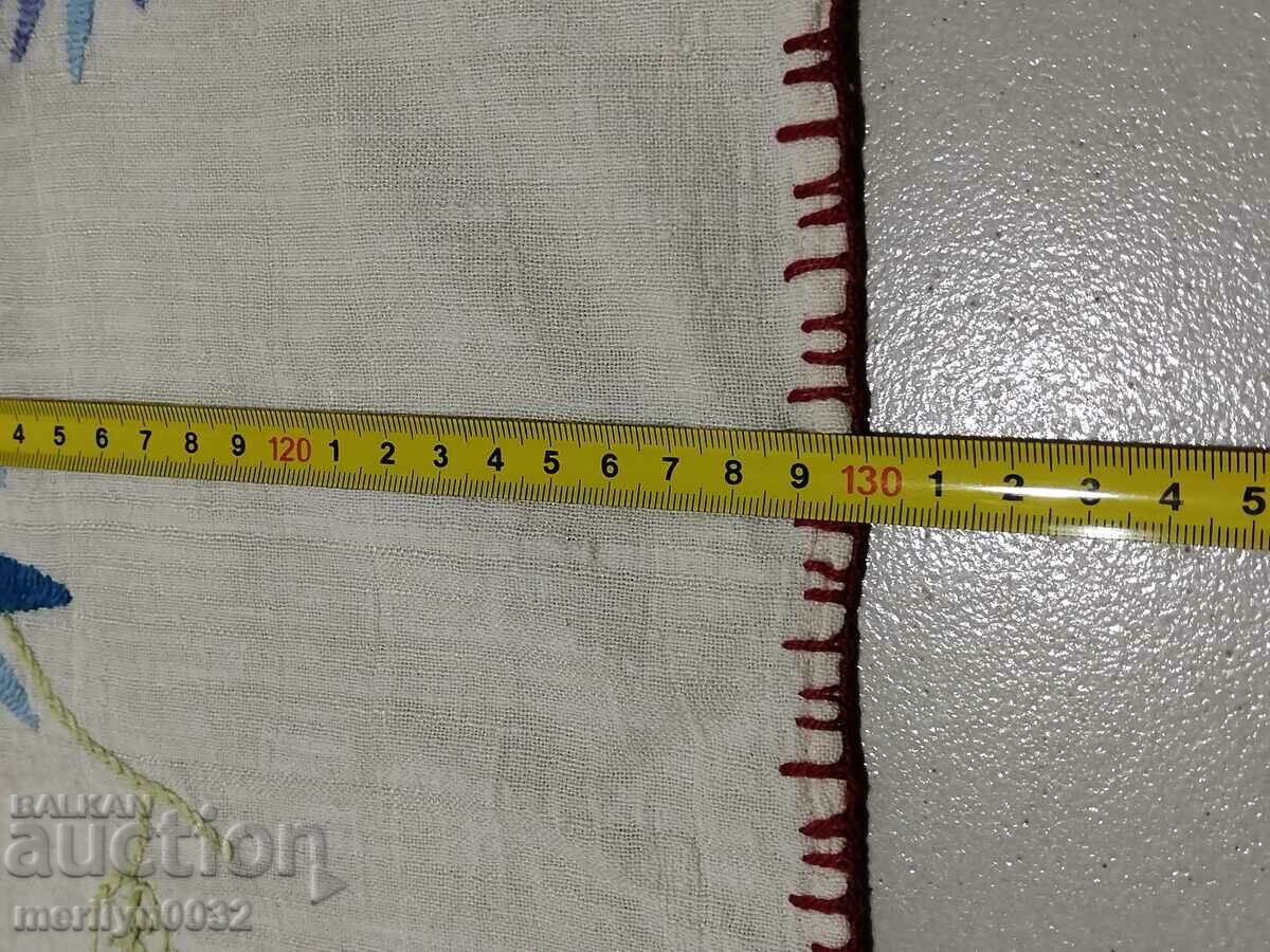 Old embroidered tablecloth milo Bulgarian embroidery carpet - 5 Old embroidered tablecloth milo Bulgarian embroidery carpet - 5