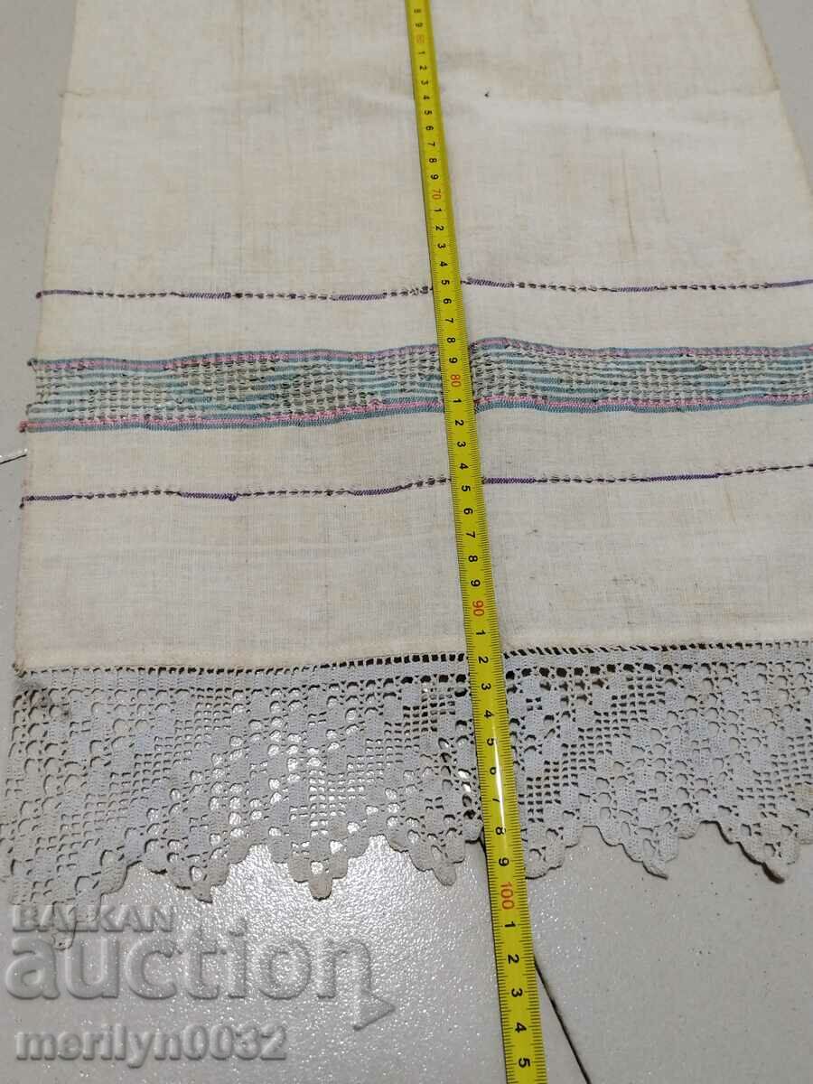 Old hand woven cloth kennar embroidery lace - 5 Old hand woven cloth kennar embroidery lace - 5