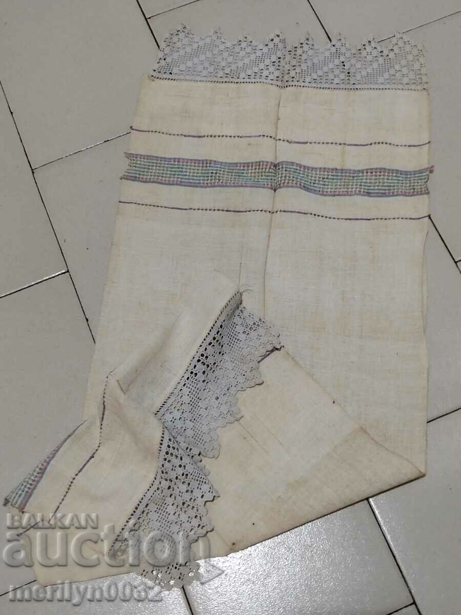 Old hand woven cloth kennar embroidery lace - 7 Old hand woven cloth kennar embroidery lace - 7