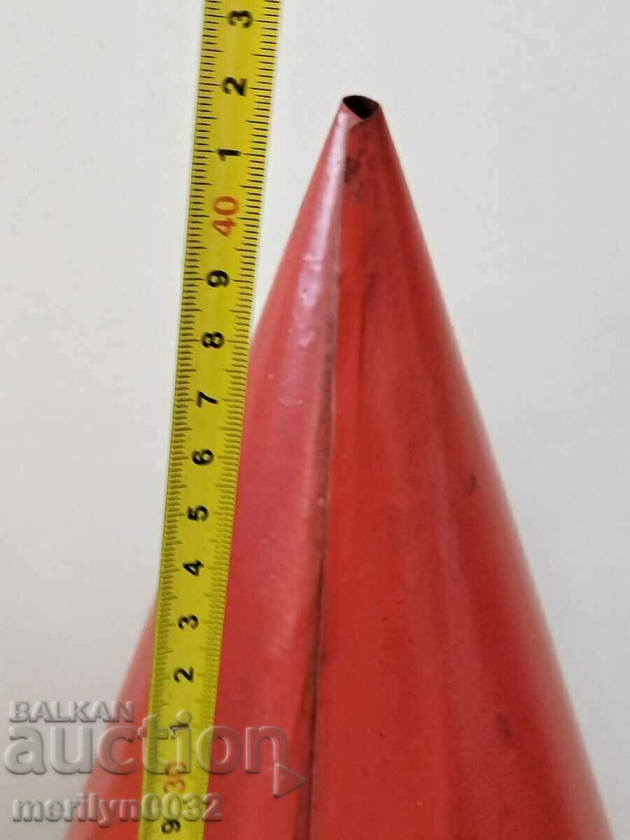 Old metal bin, a pair of 2 pieces, from a park early in the 1960s, NRB - 5 Old metal bin, a pair of 2 pieces, from a park early in the 1960s, NRB - 5