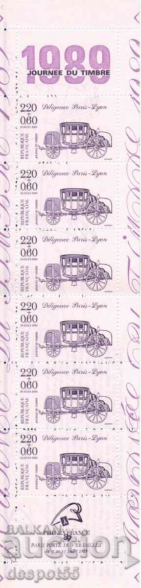 1989. France. Stagecoach Paris - Lyon. Carnet.