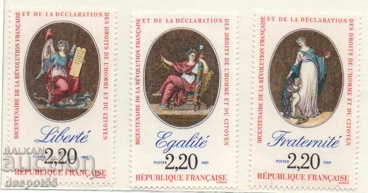 1989. France. Important anniversaries.