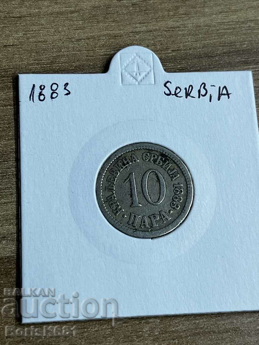 Serbia 1883 10 pairs