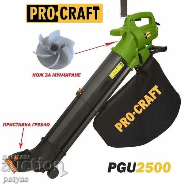 Συλλέκτης φύλλων Procraft PGU2500/ 2200 W και φυσητήρας φύλλων με τιμή 84.50 BGN | € 43.20 Συλλέκτης φύλλων Procraft PGU2500/ 2200 W και φυσητήρας φύλλων με τιμή 84.50 BGN | € 43.20