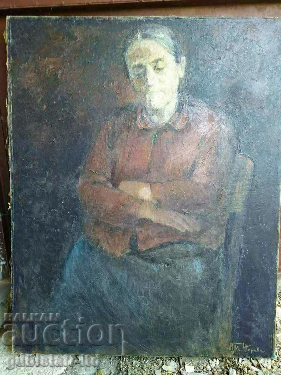 Picture, portrait, art. D. Todorov-Zharava (1901-1988)