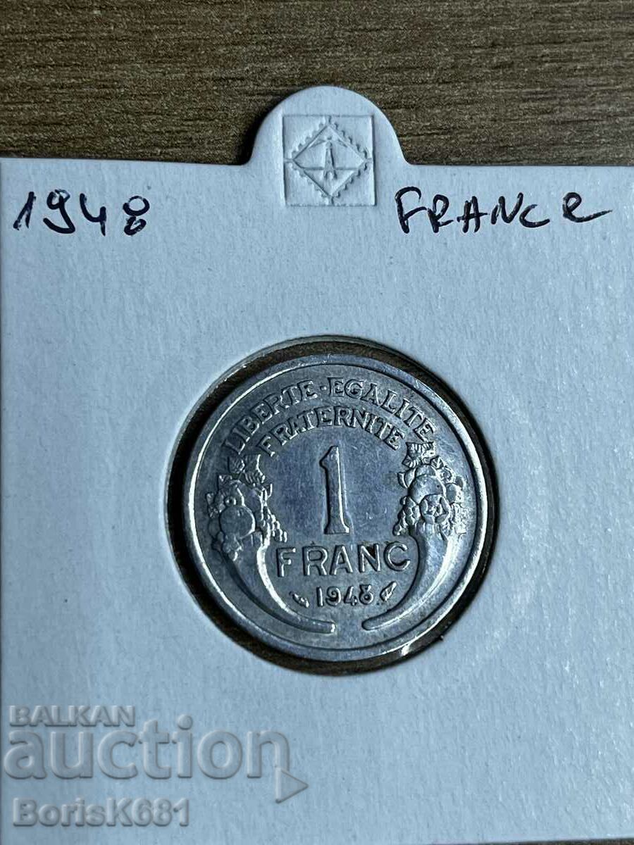 Franța 1948 1 Franc