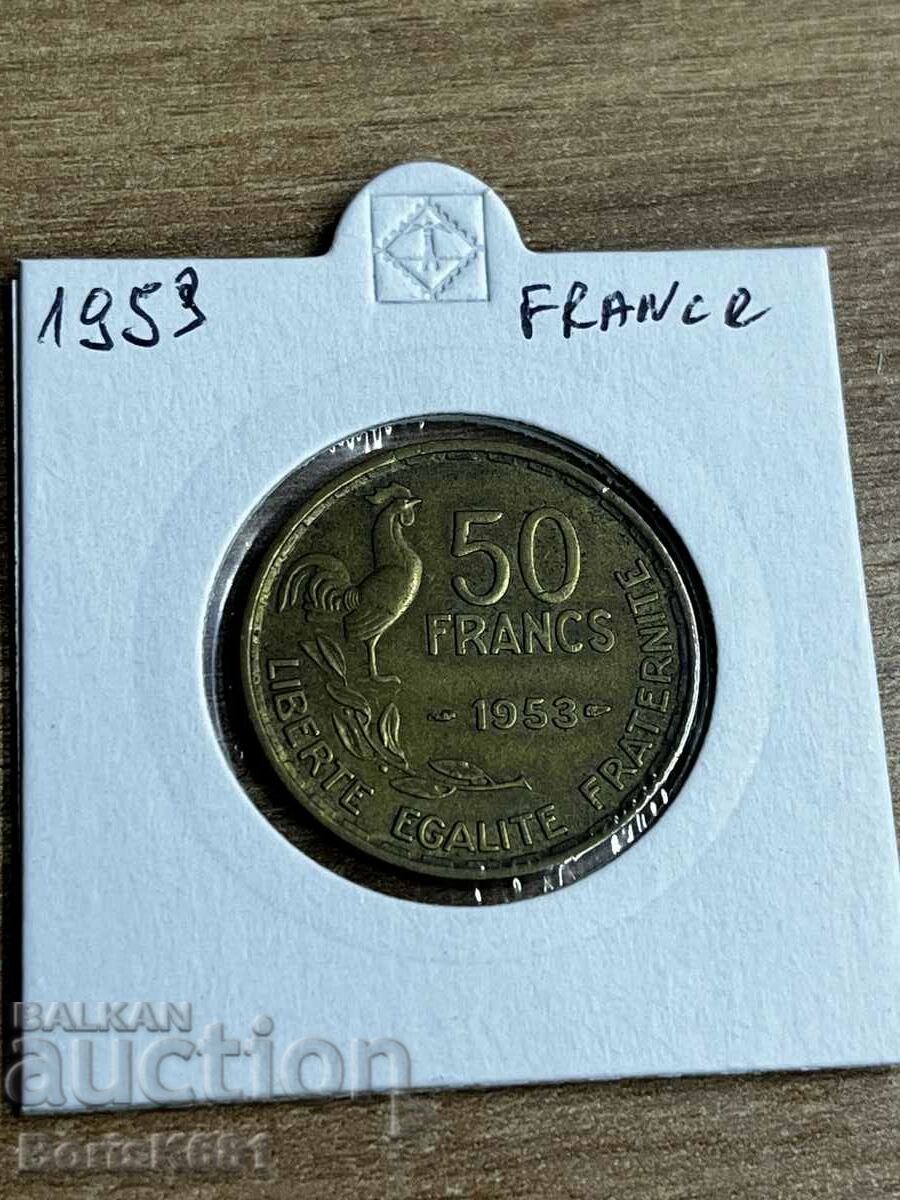 Franța 1953 50 de franci