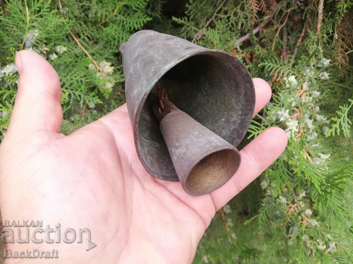 Auction  OLD BRONZE TANK BELL, CYLINDER, PUSH, BELL