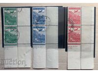 1932 - Air Mail - Strasbourg - (series of pairs, cancelled)