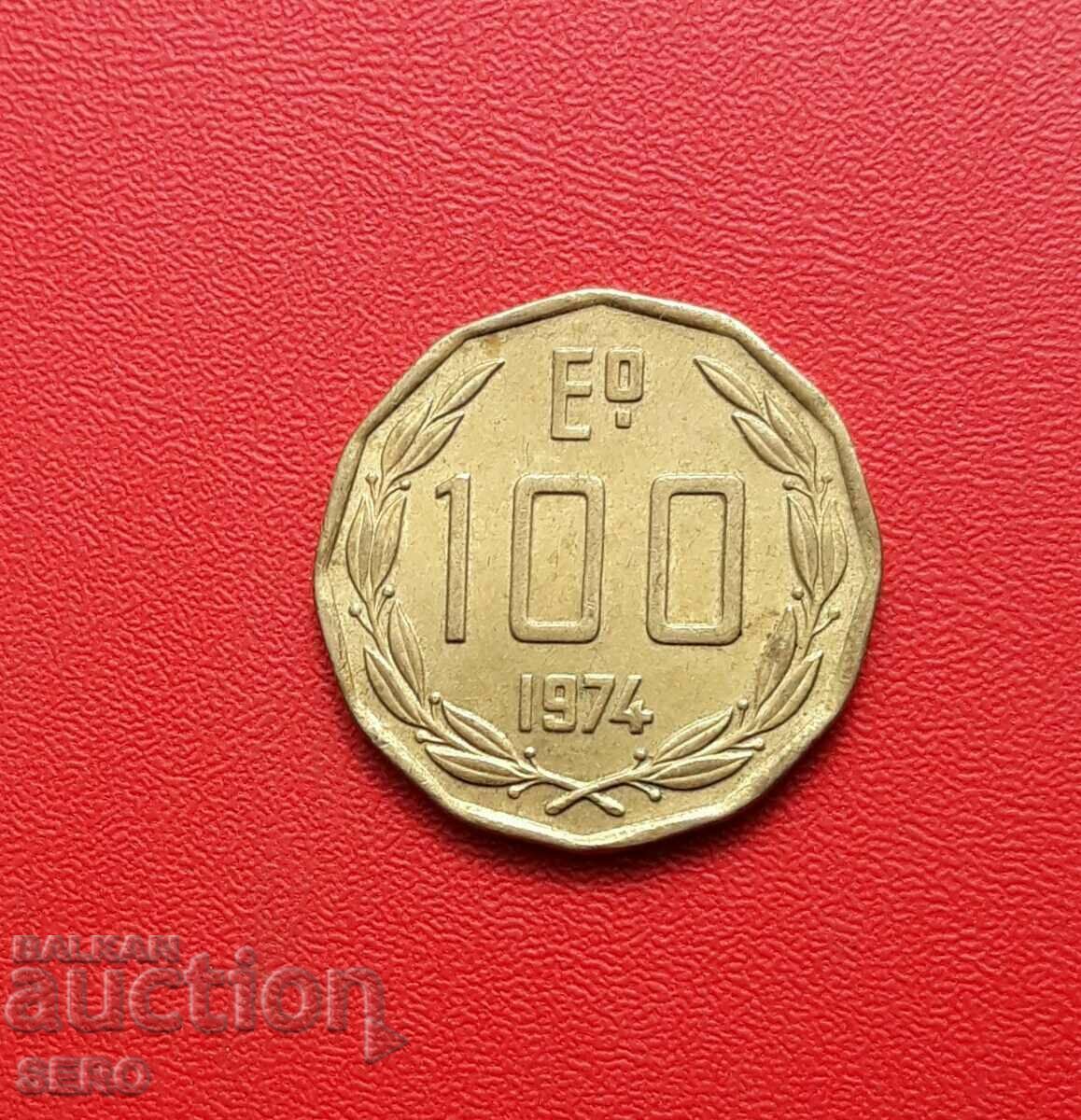 Chile-100 escudos 1974