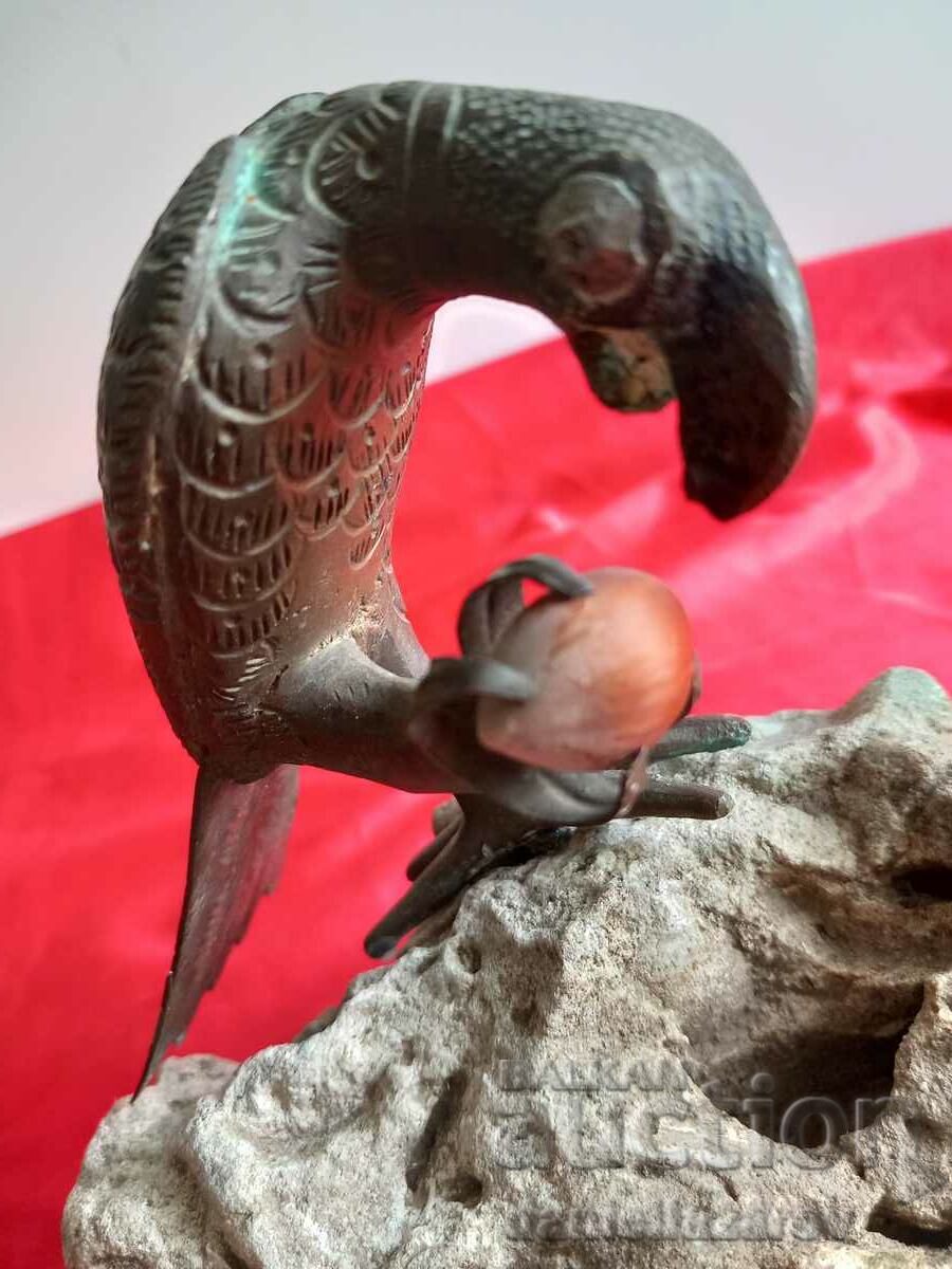 Old Author's Bronze Sculpture Bird on a Rock with price 380.00 BGN | € 194.29