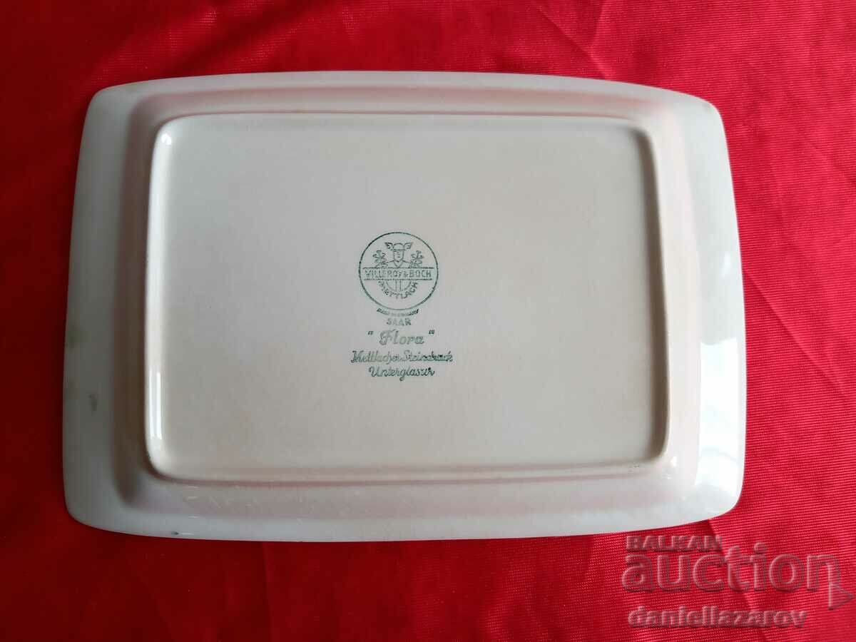 Δημοπρασία Villeroy and Boch Porcelain Plate δεκαετία του 1950 Δημοπρασία Villeroy and Boch Porcelain Plate δεκαετία του 1950