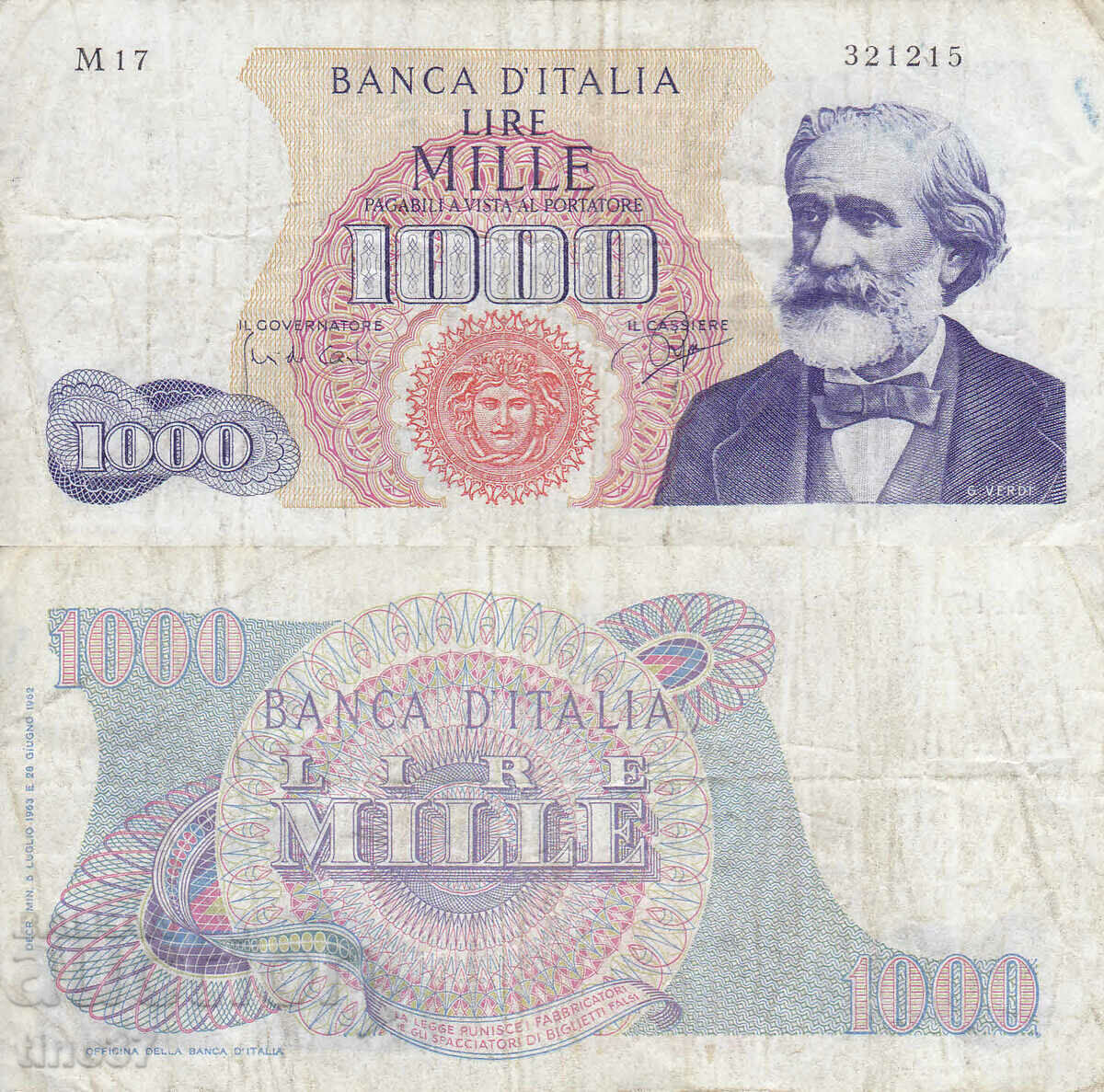 tino37- ITALIA - 1000 LIRE - 1963