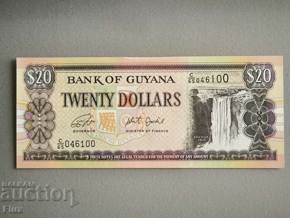 Banknote - Guyana - 20 Dollars UNC | 2018