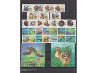 Tanzania lot-Fauna 4 comp.editions**+ 2 Blocks