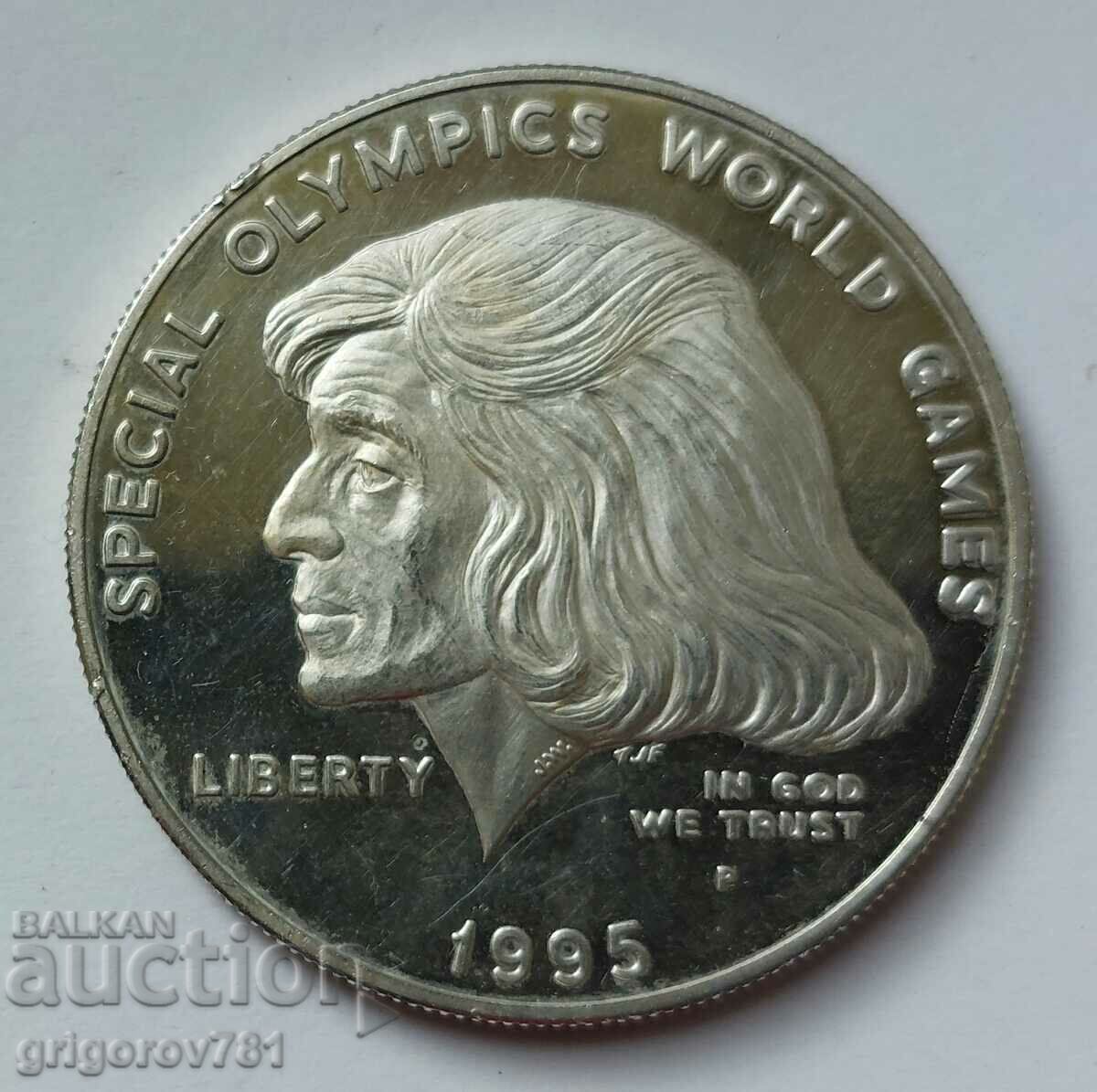Ασημένιο νόμισμα 1 δολαρίου ΗΠΑ 1995 Παραολυμπιακό ασημένιο νόμισμα