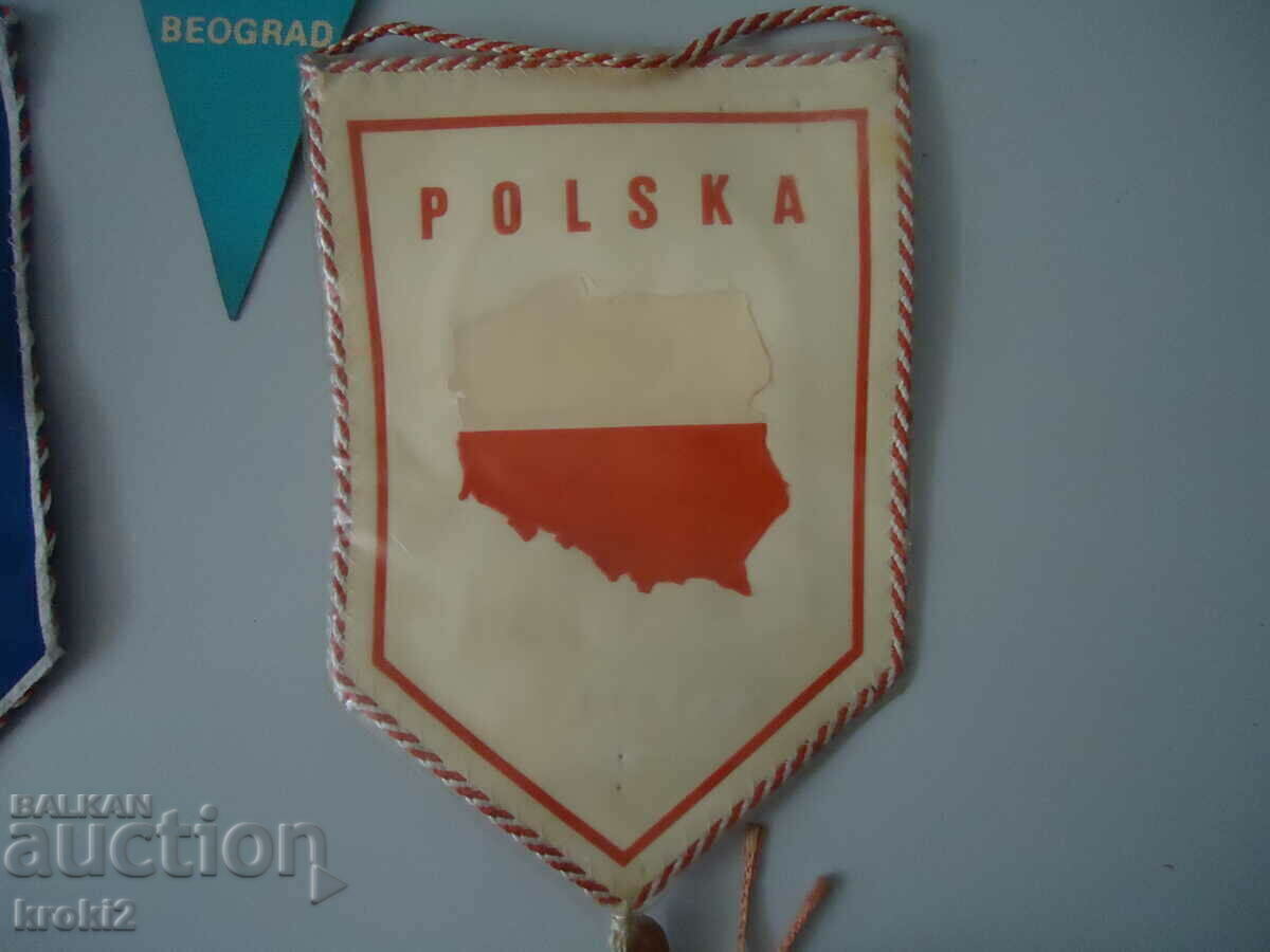 Три стари колекционерски флагчета знамена радио - 6