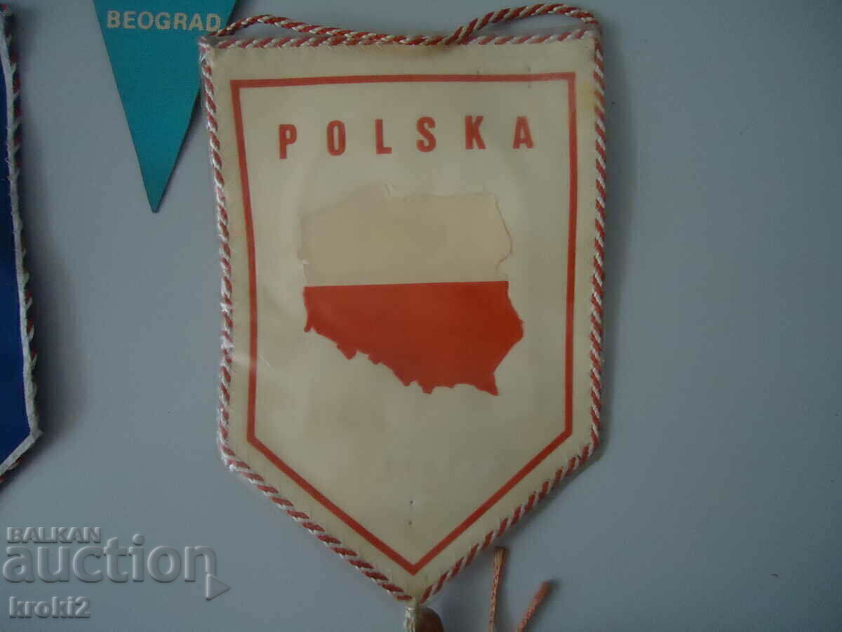 Три стари колекционерски флагчета знамена радио - 6