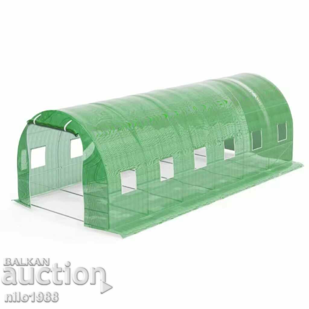 Prefab greenhouse - greenhouse with 2 doors and UV protection 180-GRAMS