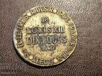 Coin Token series Emperors Louis 13th