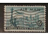 USA Aircraft/Buildings Stamp