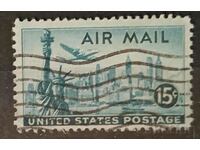 USA Aircraft/Buildings Stamp