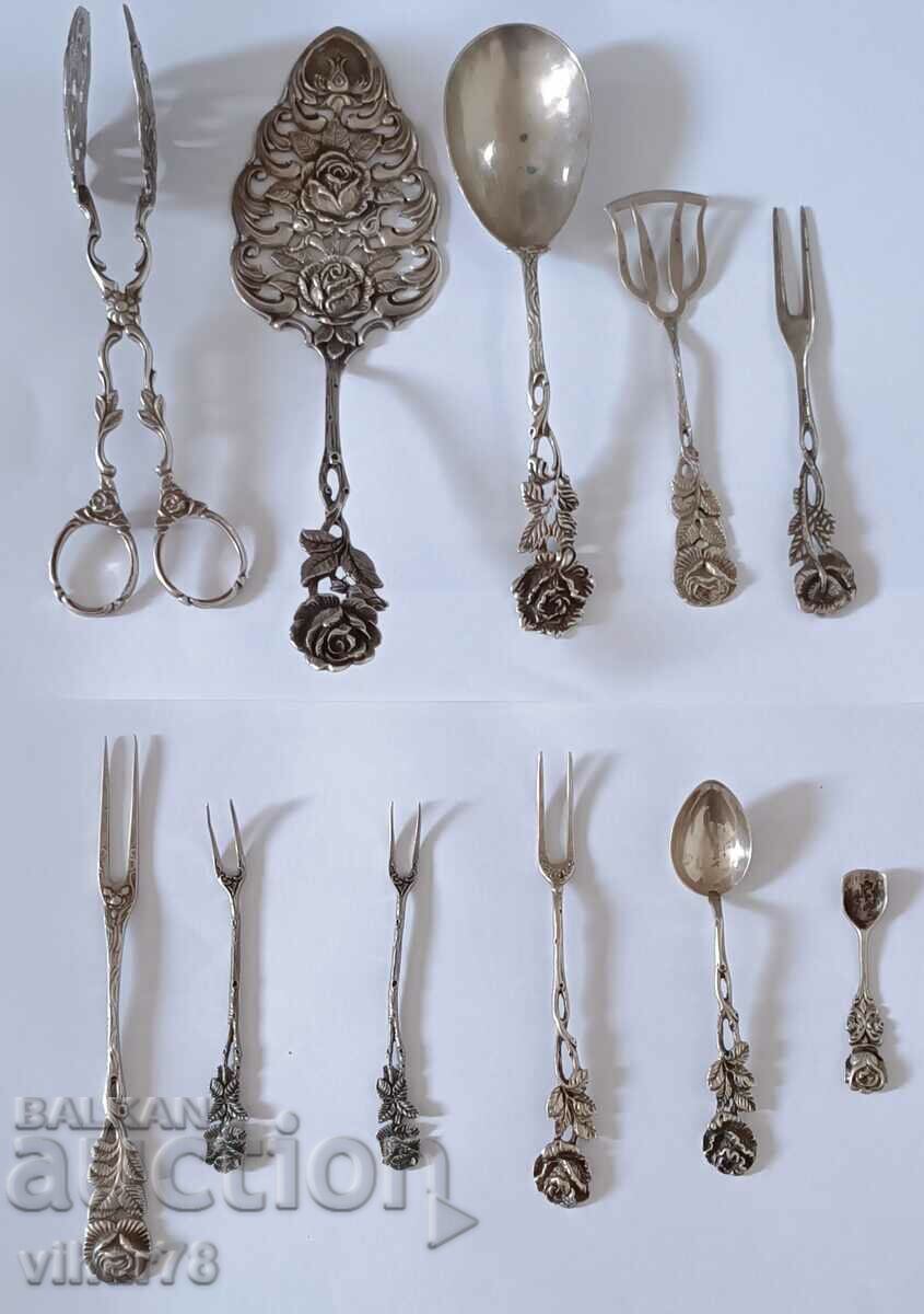 11 pieces of silverware