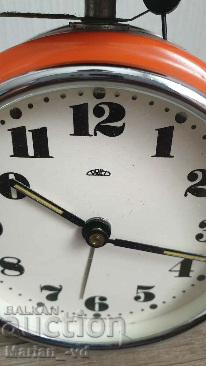 Auction Old Czech alarm clock PRIM Czechoslovakia Auction Old Czech alarm clock PRIM Czechoslovakia