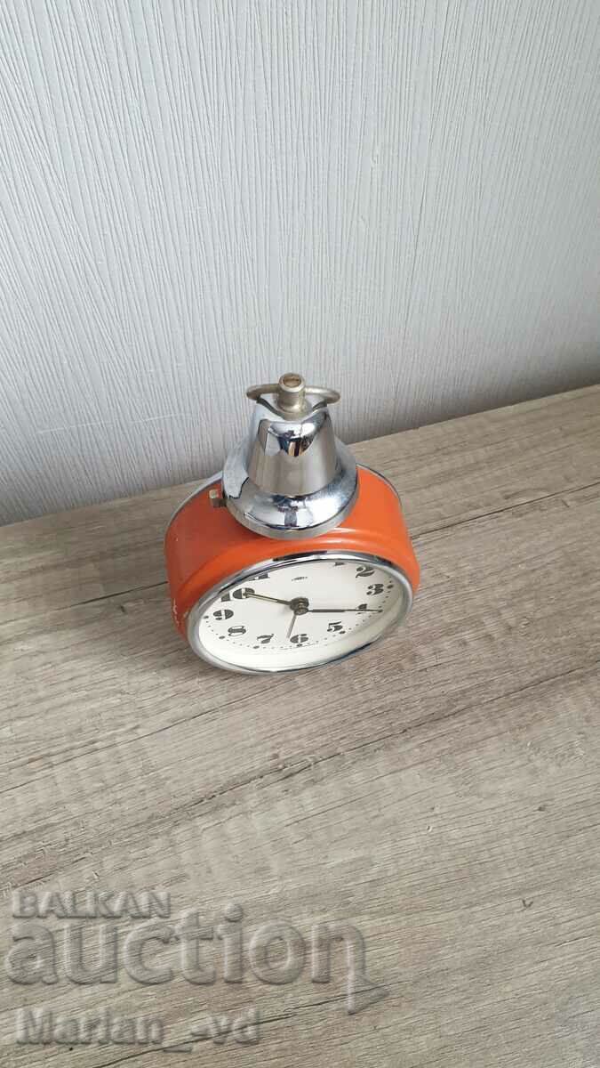 Old Czech alarm clock PRIM Czechoslovakia - 7 Old Czech alarm clock PRIM Czechoslovakia - 7