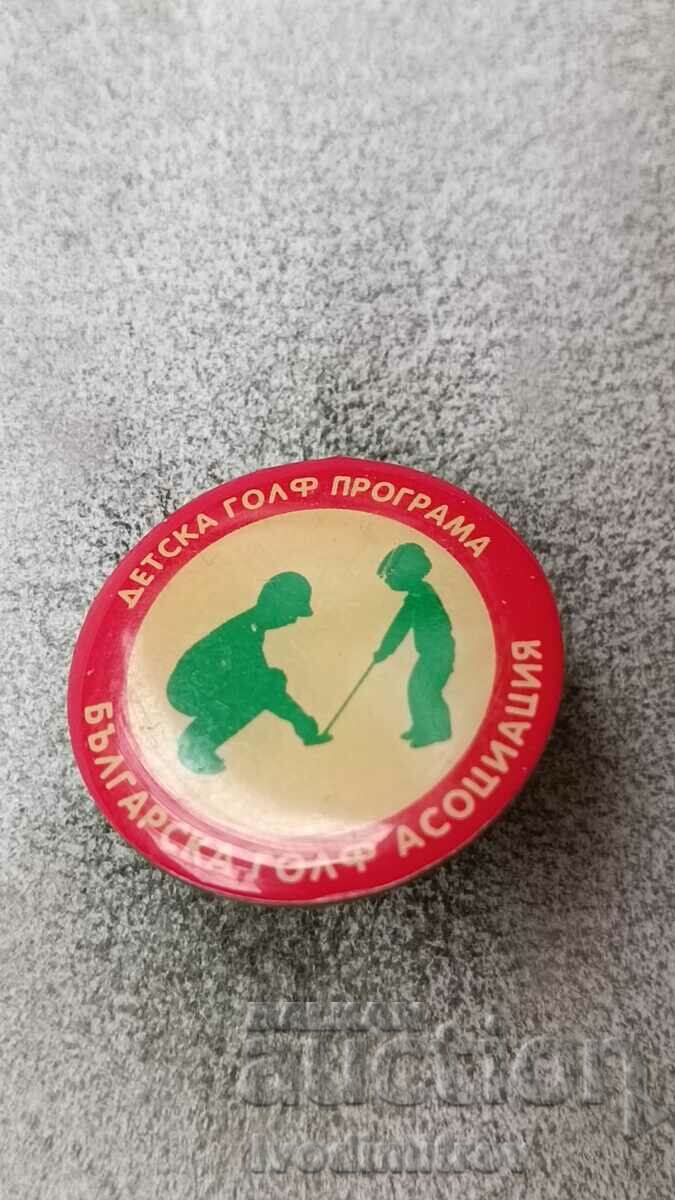 Badge Bulgarian Golf Association Bulgarian Golf Program