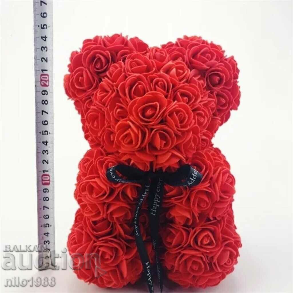 Red rose bear. The perfect gift